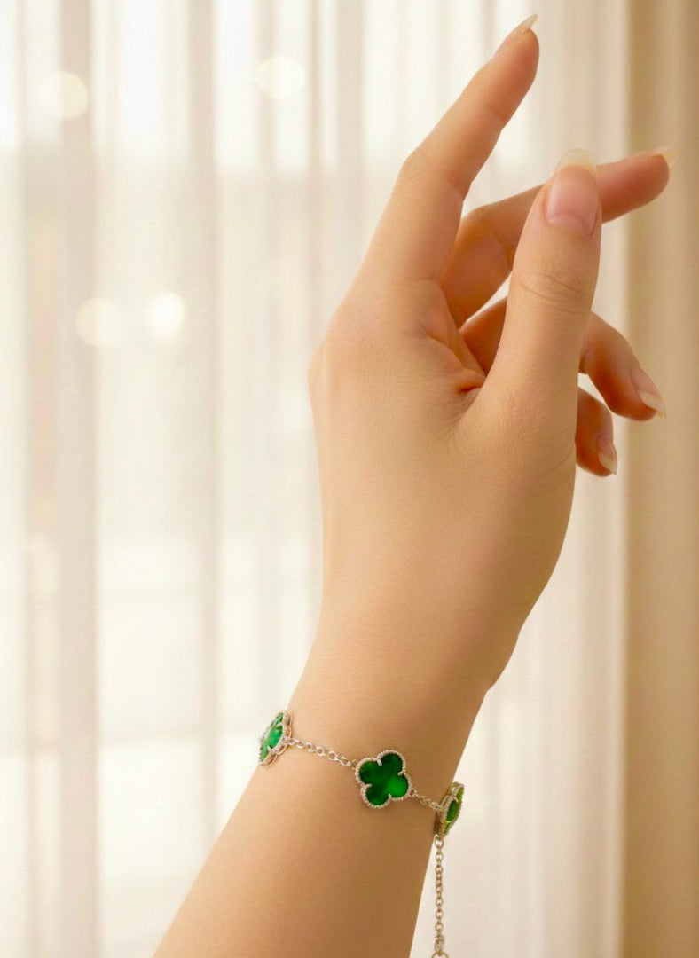 Pulsera Van Cleef Tendencia Plata 925